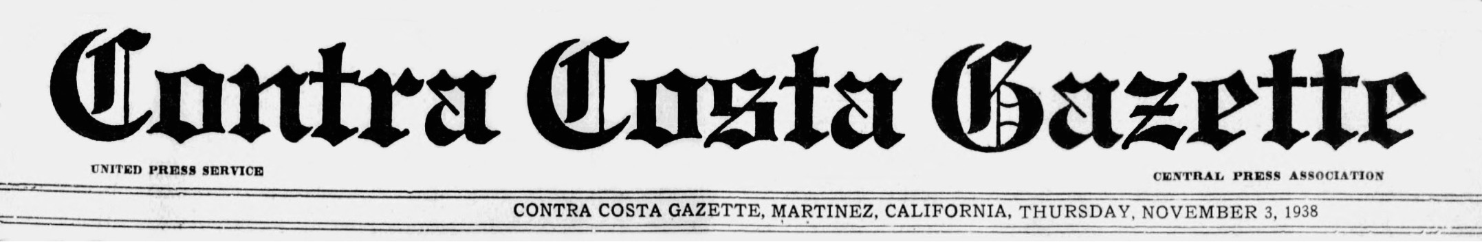 contra costa gazette